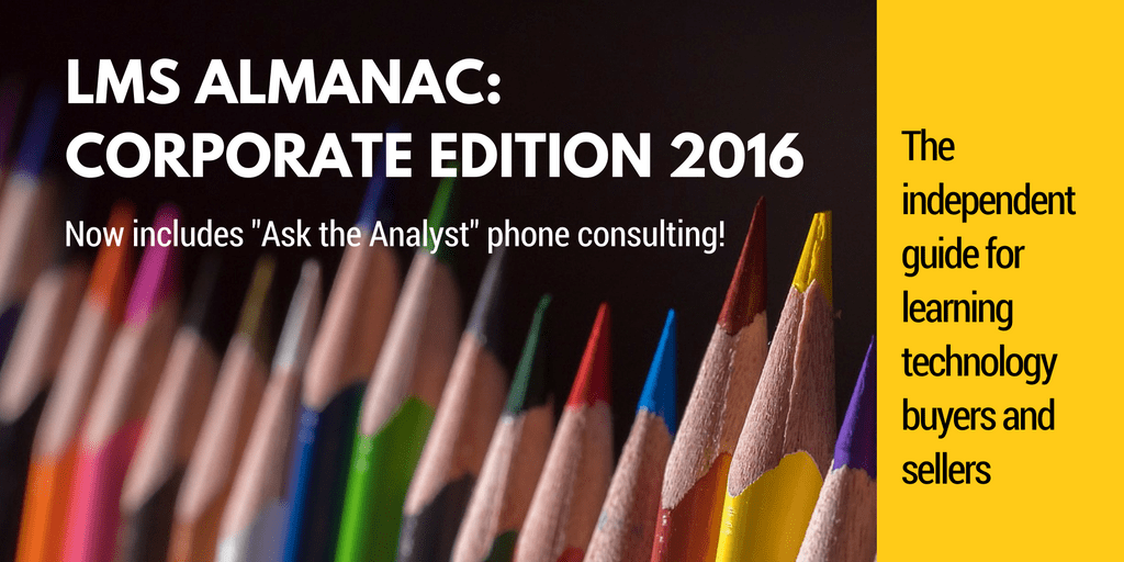 LMS ALMANAC CORPORATE EDITION now includes Ask-the-Analyst consulting sessions