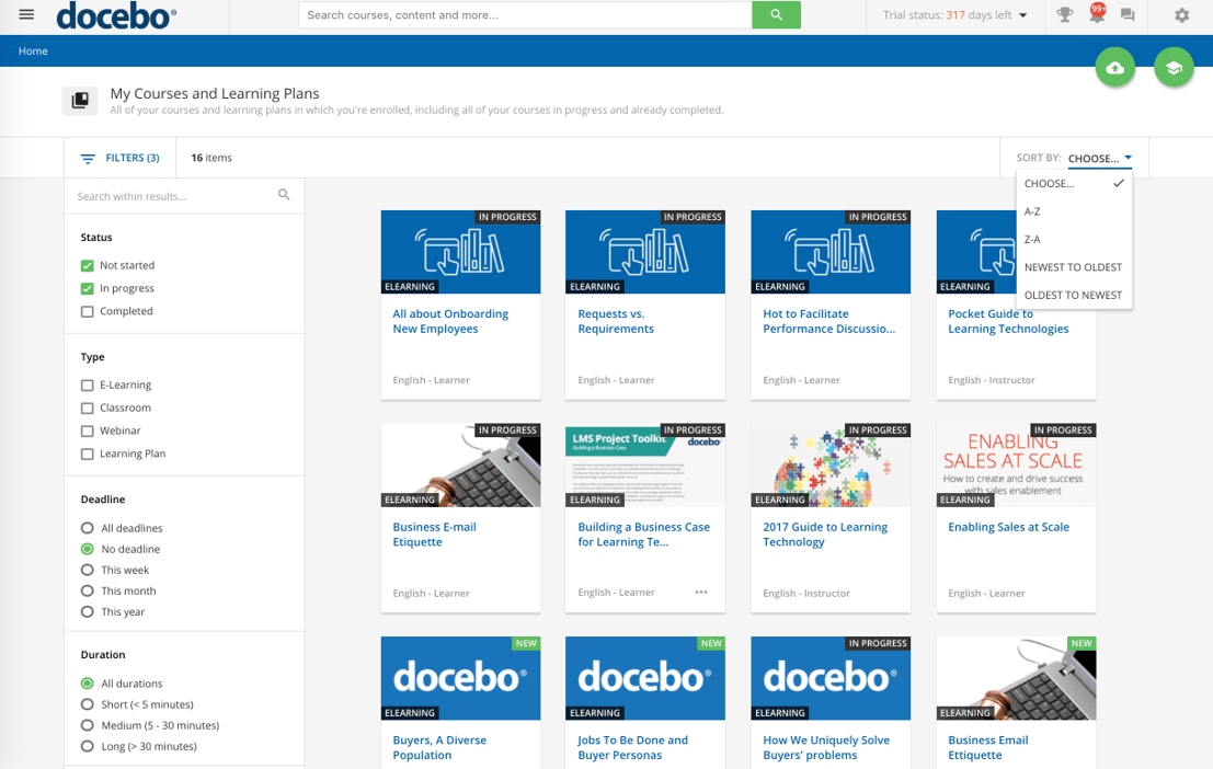 LMS Review New Features In Docebo 7 Talented Learning
