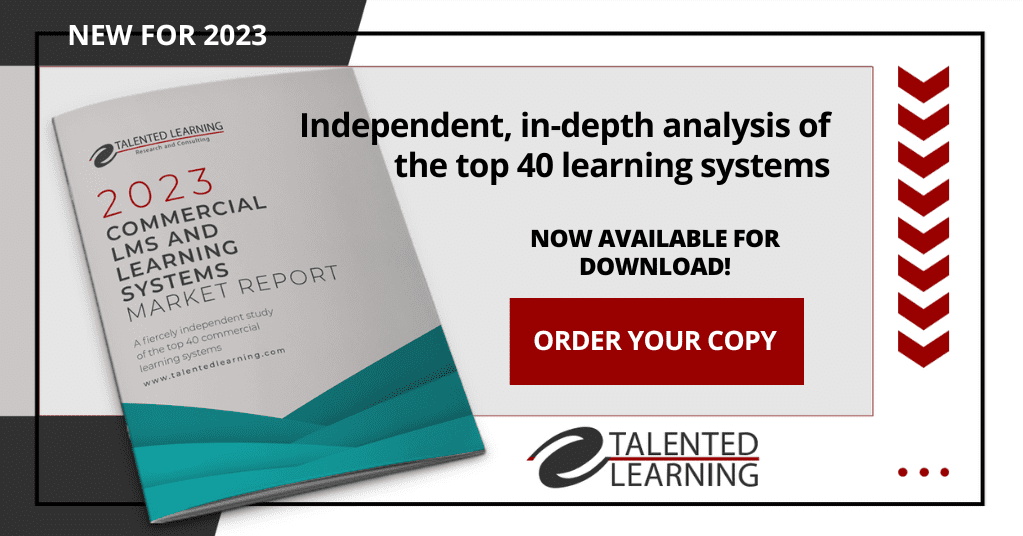 What should you know before buying learning system in 2023? Find out in this Commercial Learning Systems Report from Talented Learning Research and Consulting
