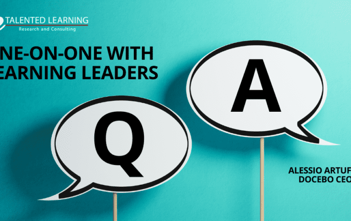 LMS trends - One-on-one interview with Docebo CEO, Alessio Artuffo and Talented Learning Lead Analyst, John Leh