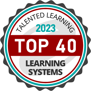 2023 Learning Systems Awards - Talented Learning Top 40 learning solutions 