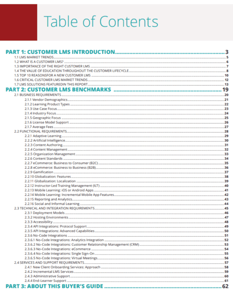 Customer LMS Buyers Guide