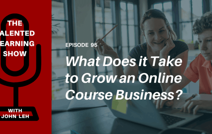 How to Grow an Online Course Company - Talented Learning Show Podcast 95 - Learning Tech Analyst, John Leh, interviews guest Dennis DiNoia, Founder of Mr. D Math.