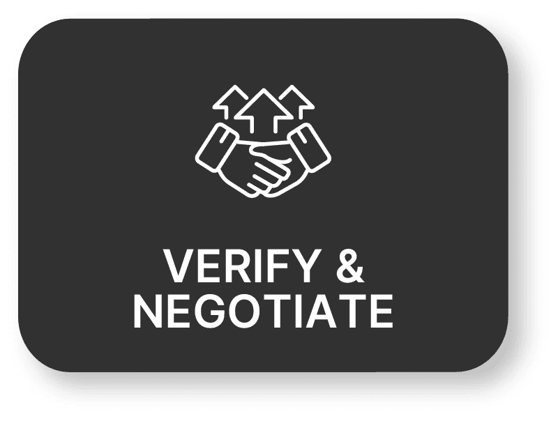Learning System Buying Process -- Verify & Negotiate